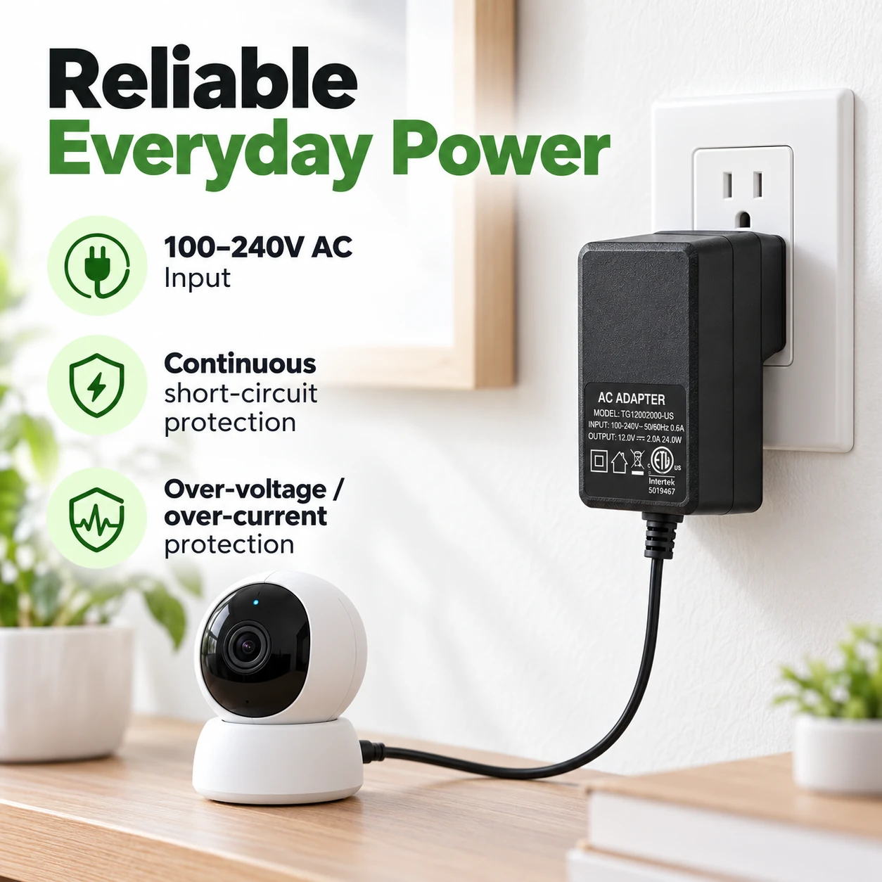 continuous short-circuit and over-voltage protection