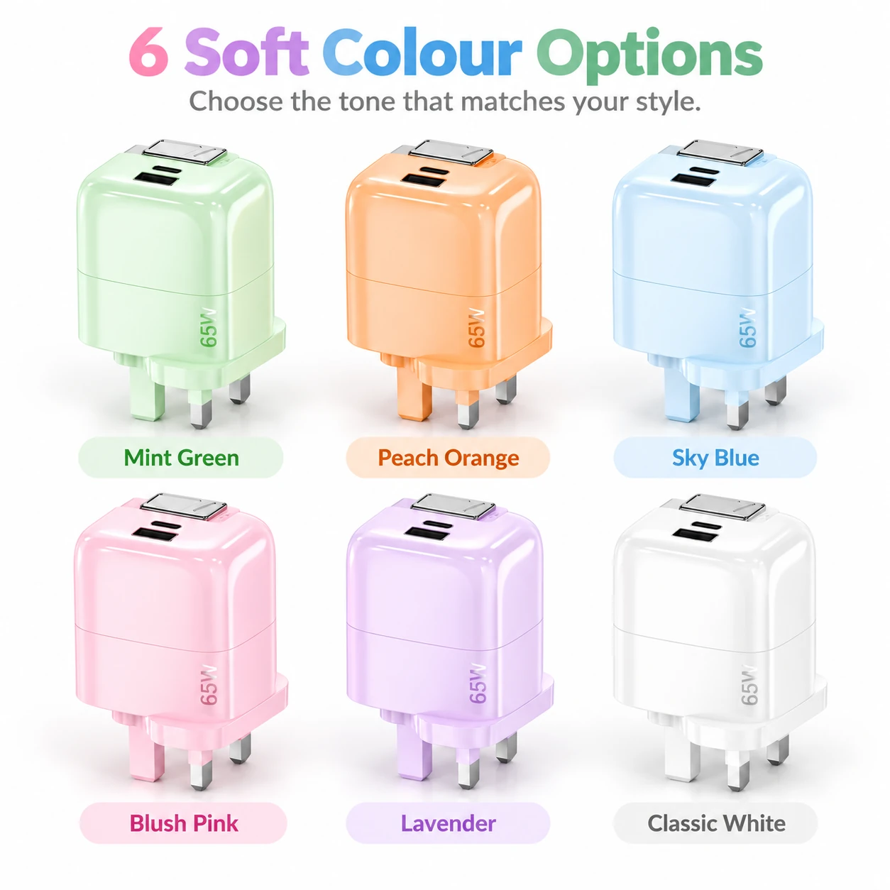 UK plug, single colour — specification sheet 4